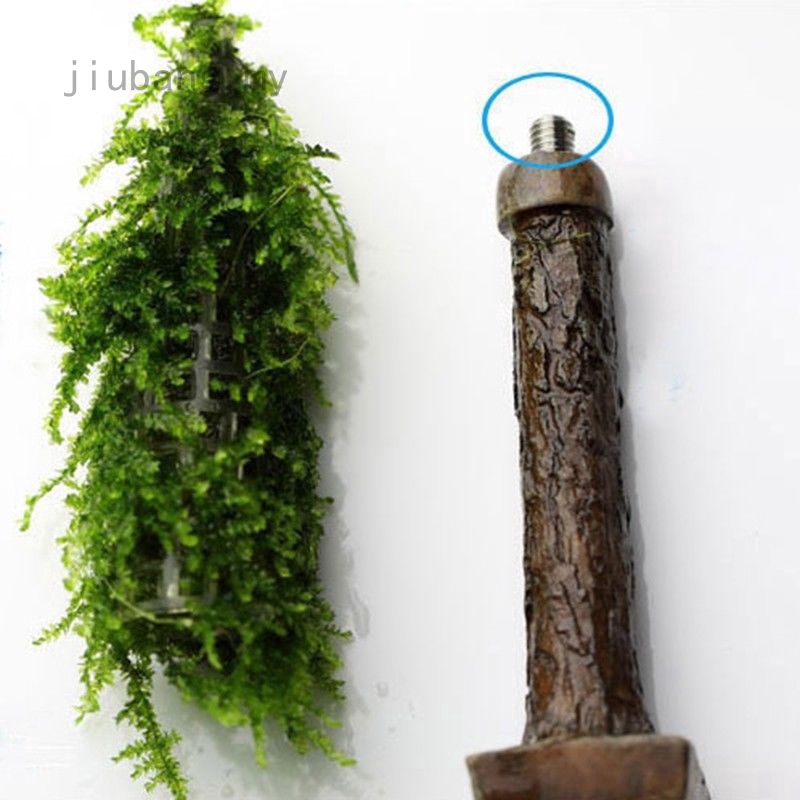 久邦水族箱人造植物魚家居水槽裝飾仿真苔蘚小樹1pc 蝦皮購物