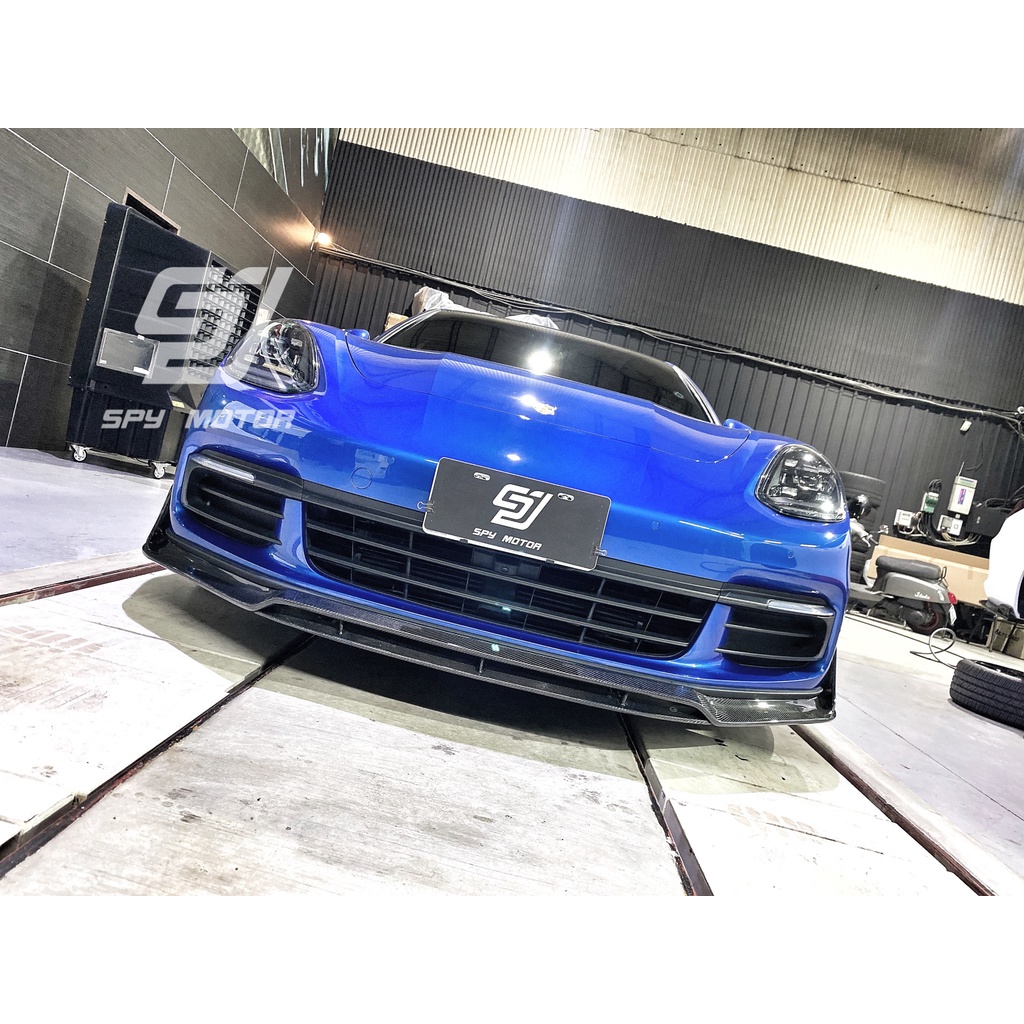 【SPY MOTOR】Porsche Panamera 971 碳纖維前下巴