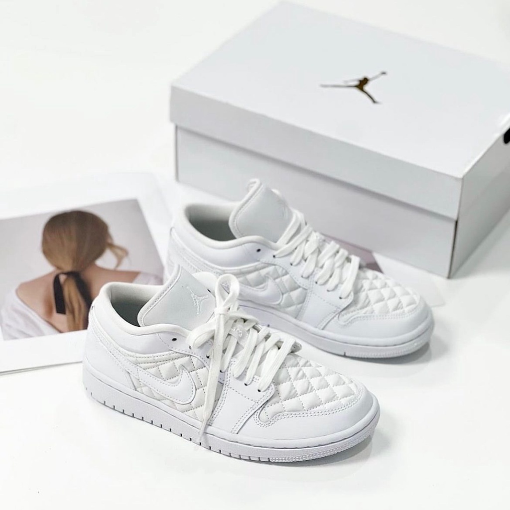 【Focus Store】Air Jordan 1 Quilted White 全白 菱格紋 DB6480-100