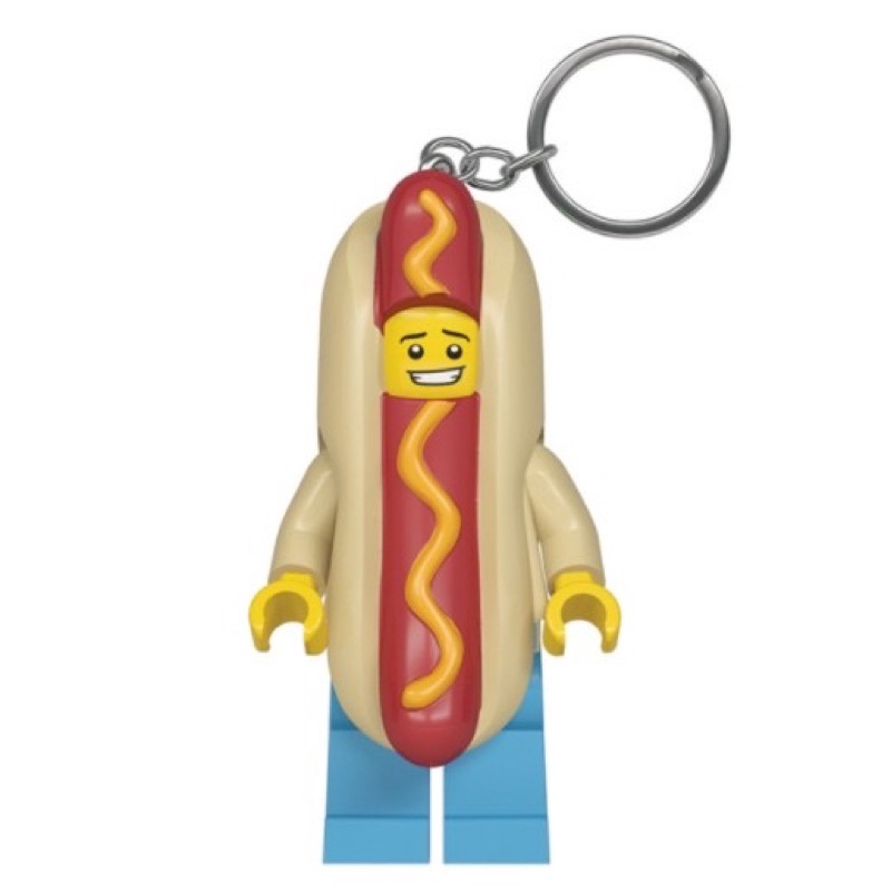 LEGO 裝扮人偶  熱狗 鑰匙圈