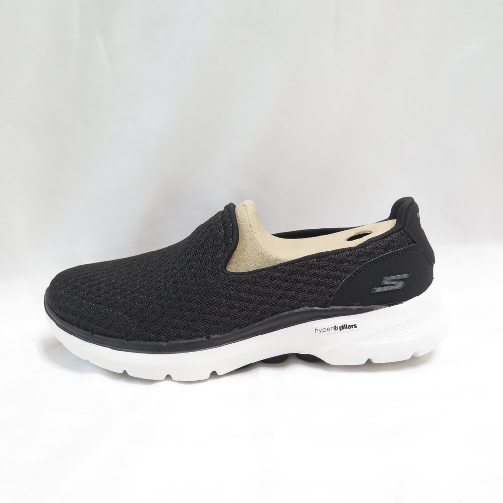 Skechers GO WALK6 SPLASH 寬楦 運動健走鞋 124508WBKW 女款 黑【iSport商城】