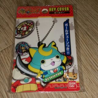 日本 妖怪手錶 武士貓 可掛式鑰匙套 鑰匙帽 吊飾