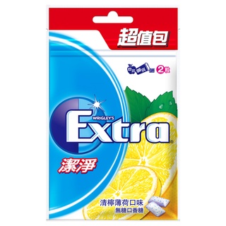Extra 潔淨無糖口香糖(清檸薄荷口味) 62g【家樂福】