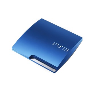 【二手主機】PS3 3000型 藍色主機 硬碟320G 附黑色手把+電源線+HDMI線【臺中恐龍電玩】