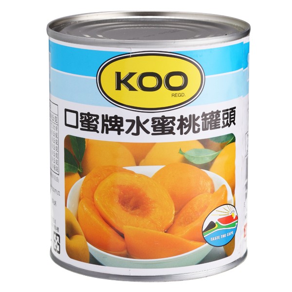 【幸福烘焙材料】KOO 水蜜桃罐頭 口蜜牌 水蜜桃