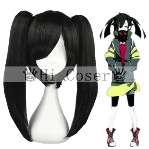 愛瑞屋 現貨 Hicoser 陽炎project 榎本貴音actor 黑色45cm Cosplay假發167d 蝦皮購物