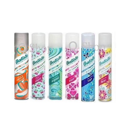 Batiste 秀髮乾洗噴劑/乾洗髮 200mL 經典清新 玩酷中性 淡雅花香 香甜櫻桃