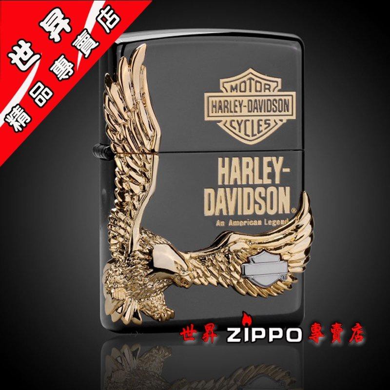 世昇zippo專賣店 原裝正品限量珍藏zippo防風打火機日系 哈雷鍍金大側鷹hdp 14 買一贈送九項好禮 蝦皮購物