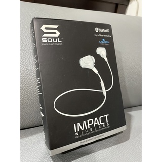 Soul impact wireless 藍芽耳機，9成新，有兩副新耳機套可更換