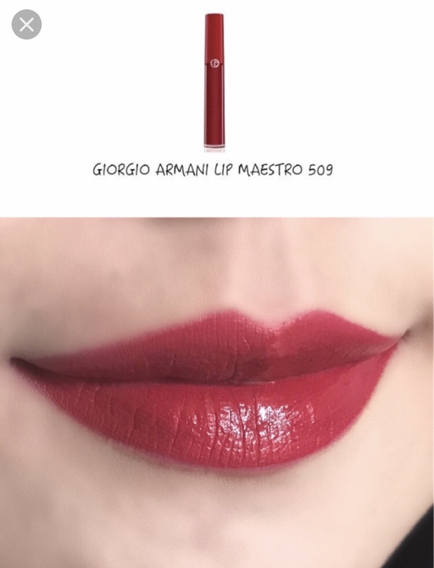 giorgio armani lip maestro 509