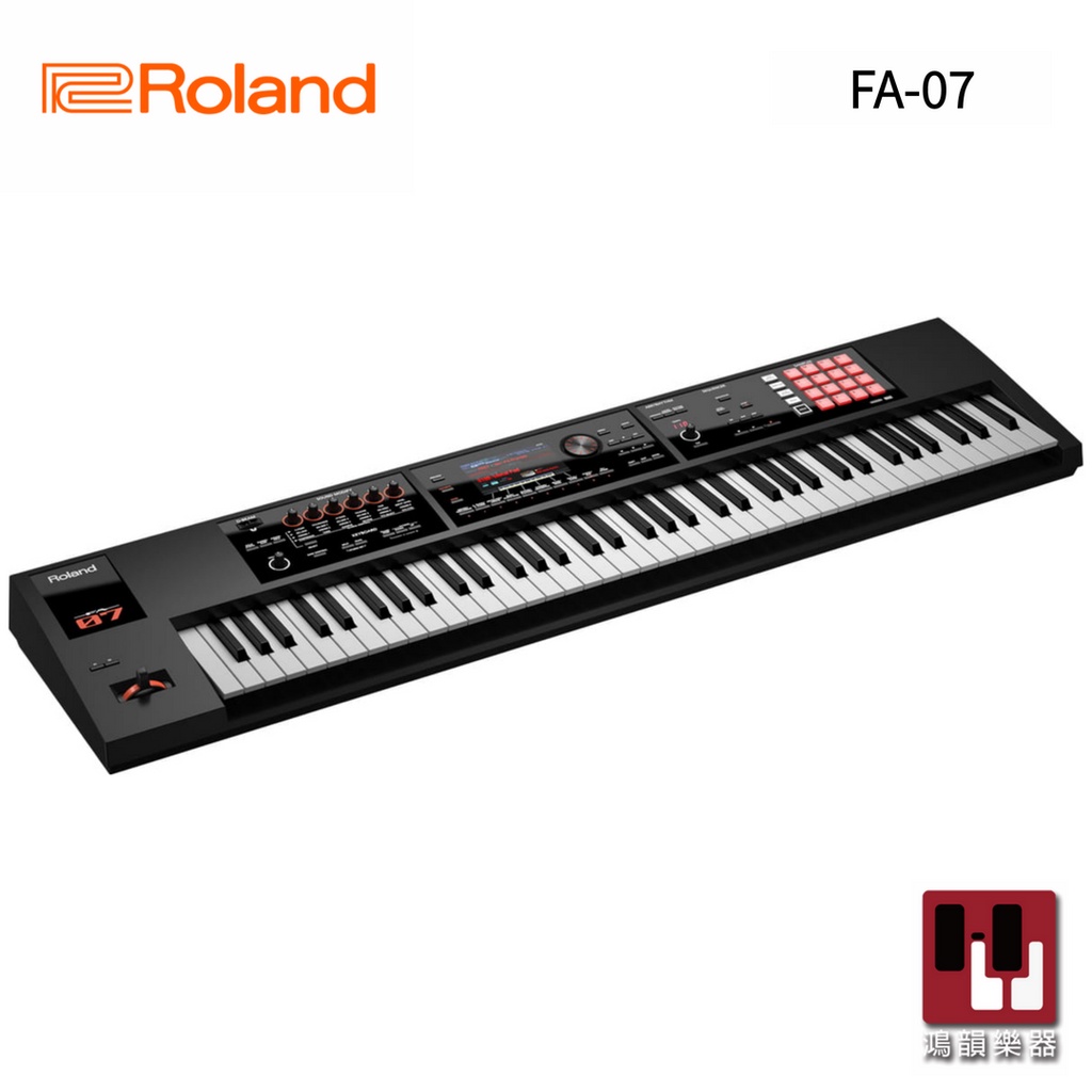 ROLAND FA-07 合成器《鴻韻樂器》76鍵 鍵盤 音樂工作站 midi 台灣公司貨