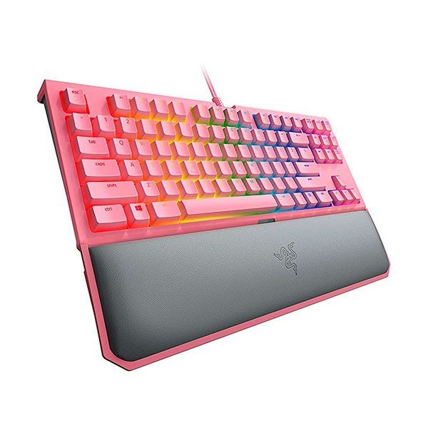 RAZER 雷蛇 Blackwidow Tournament Edition  Chroma V2  英文鍵盤 粉色