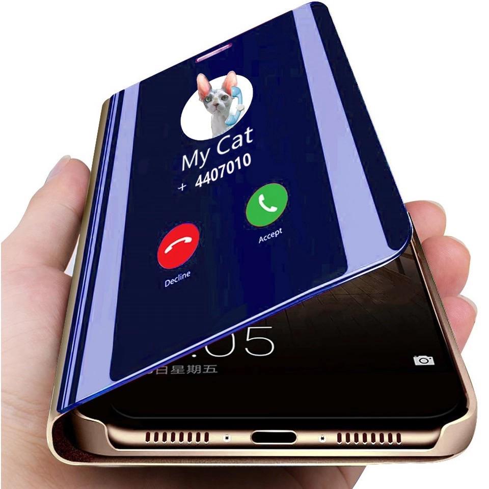 SAMSUNG 鏡面翻蓋三星 Galaxy S8 S9 S10 Note 8 9 Plus 手機殼