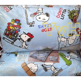 =YvH=冬夏兩用鋪棉兒童睡袋 台灣製造 正版授權 史努比 Sleepbag Snoopy 藍色 幼稚園兒童睡袋