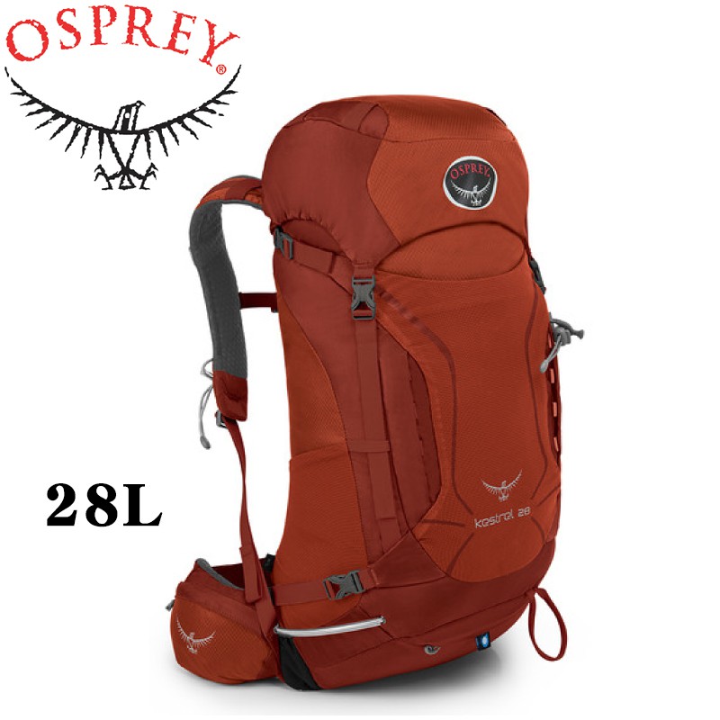 OSPREY 美國 Kestrel 28L 磚紅 M/L 登山背包/登山包/登山/健行/自助旅行/雙肩背包/悠遊山水