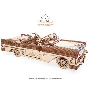 Ugears 加州淘金夢 (送砂紙) 美式敞篷跑車 Dream Cabriolet VM05 凱迪拉克 美國夢