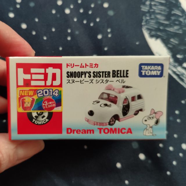 全新Tomica snoopy 合金車