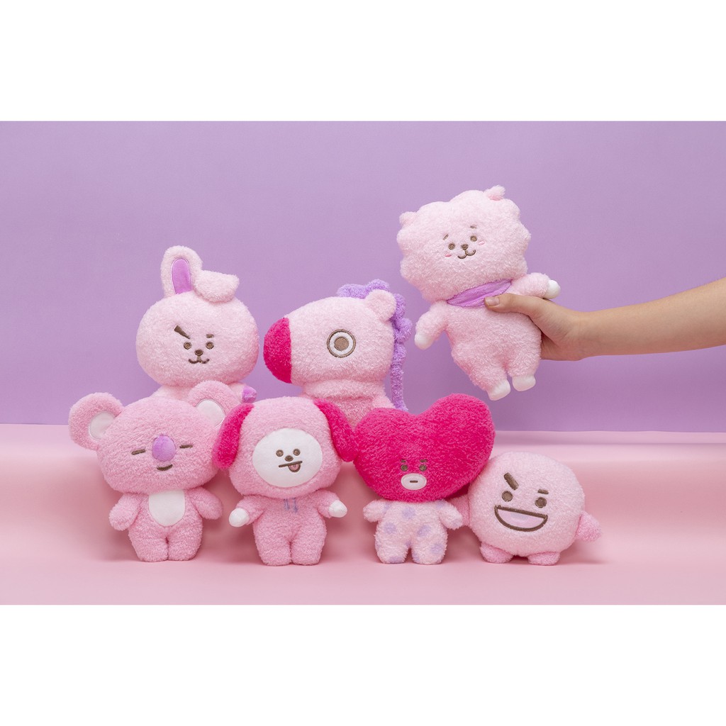 KKPOP🎨【日本限定】Line Friends BT21 粉紅吉祥物系列 娃娃 吊飾 鑰匙圈