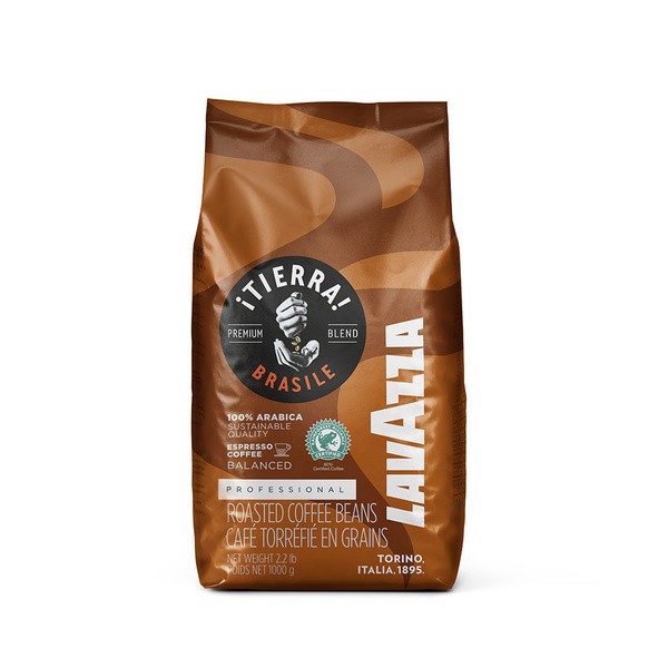 義大利LAVAZZA TIERRA BRASILE BLEND咖啡豆 1000g(100%ARABICA)