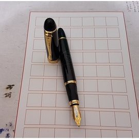 ☆艾力客生活工坊☆ S-105 金豪X450古典簡約美工鋼筆（二十色可選）灰絲紋