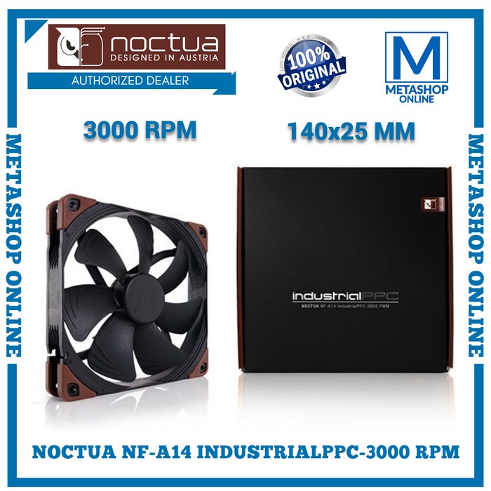 Noctua Industrial NF-A14 iPPC 3000 PWM 散熱機箱風扇機箱風扇