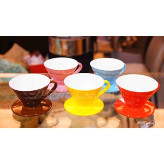 D.M caf'e - 【正品附發票】Tiamo HG5543 V01 陶瓷雙色咖啡濾器組/濾杯/手沖咖啡/滴漏式