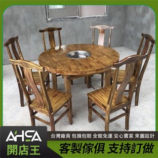 ASHA開店王 工業風 桌子 椅子 桌椅 火鍋桌