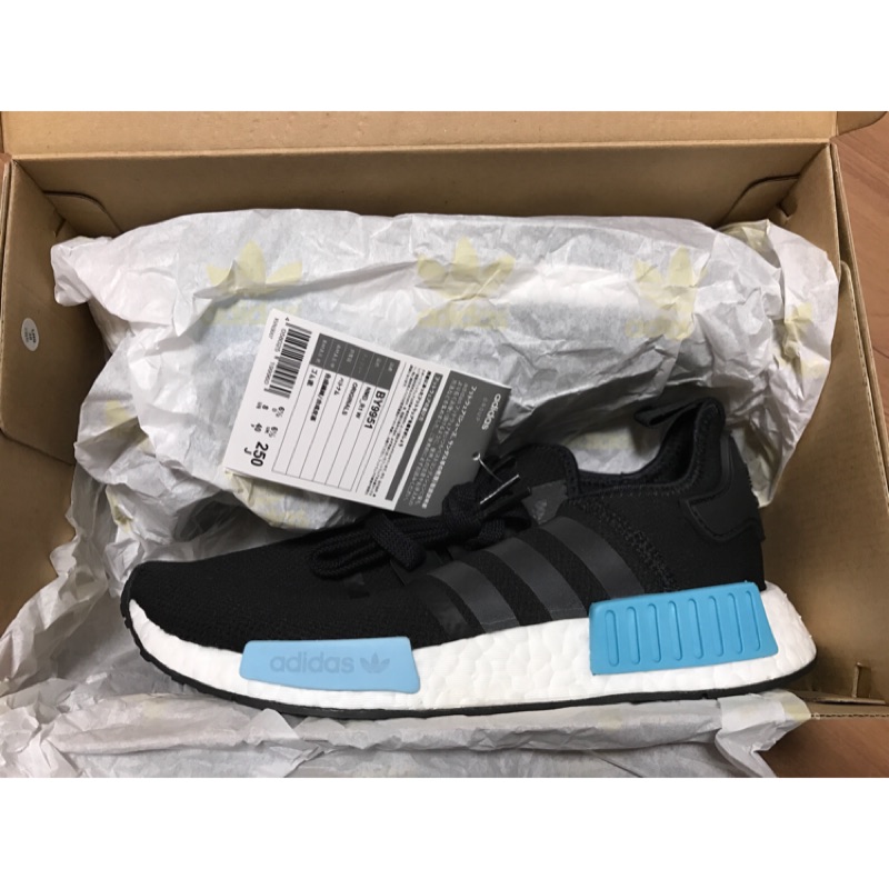 Adidas NMD 黑籃色 全新