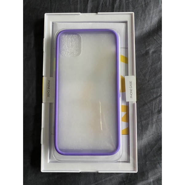 iPhone 11紫色手機殼 送一片鋼化膜
