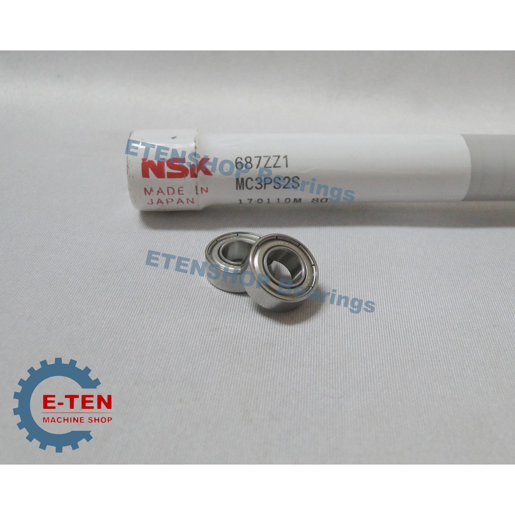 (培林達人/EtenShop)日牌NSK原裝軸承，687ZZ，7*14*5、7X14X5，專業、正品的供應者，歡迎詢問