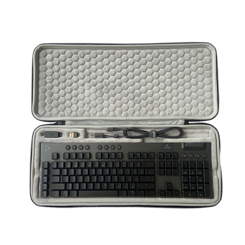 數位收納包 適用於羅技G913無線G913 TKL藍芽機械鍵盤收納保護硬殼包袋套盒箱 滑鼠盒 鍵盤包
