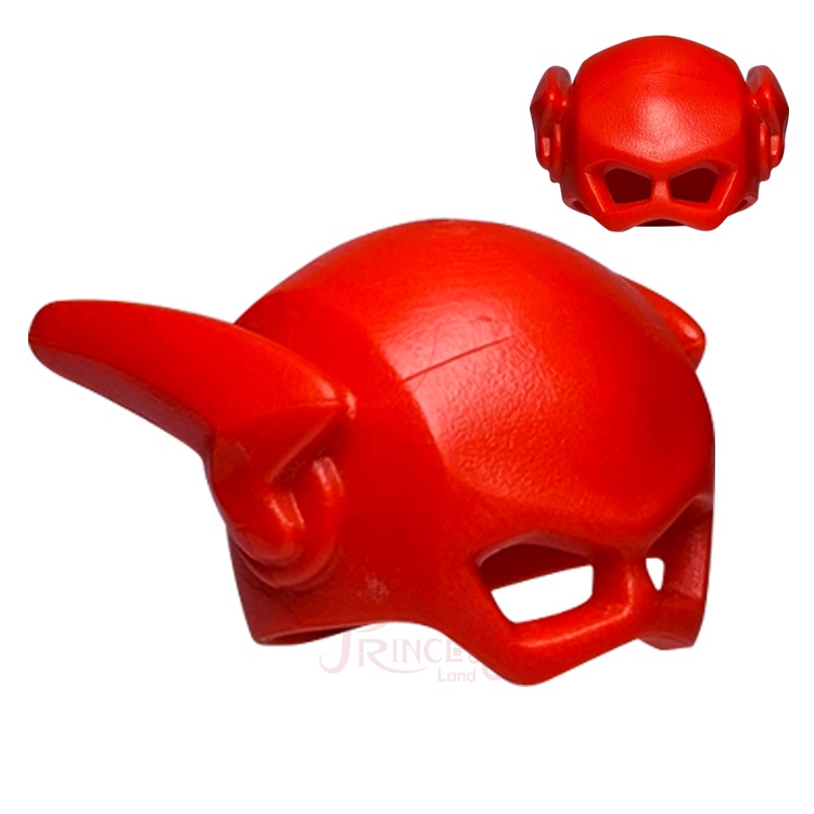 公主樂糕殿 LEGO 樂高 超級英雄 閃電俠 頭盔 帽子 特殊無印刷 紅色 15554pb01 A084