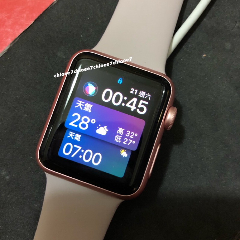 Apple Watch SPORT 第一代 38mm玫瑰金 A1553