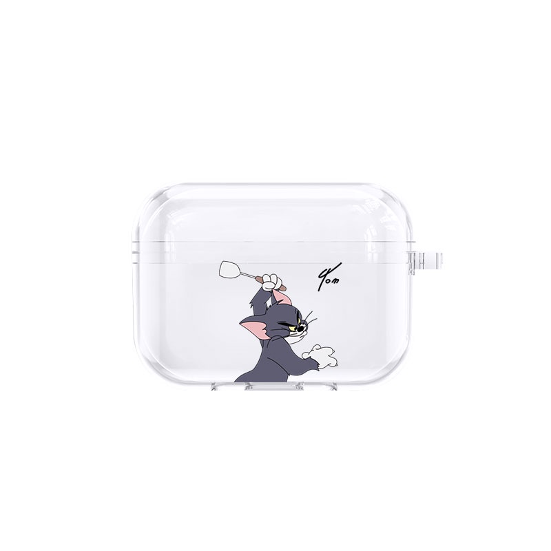 蘋果airpodspro耳機保護套情侶卡通airpods3三代貓透明矽膠airpods1/2無線耳機收納盒airpod二