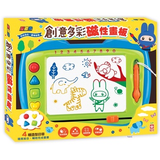 幼福童書 9125-16忍者兔創意多彩磁性畫板
