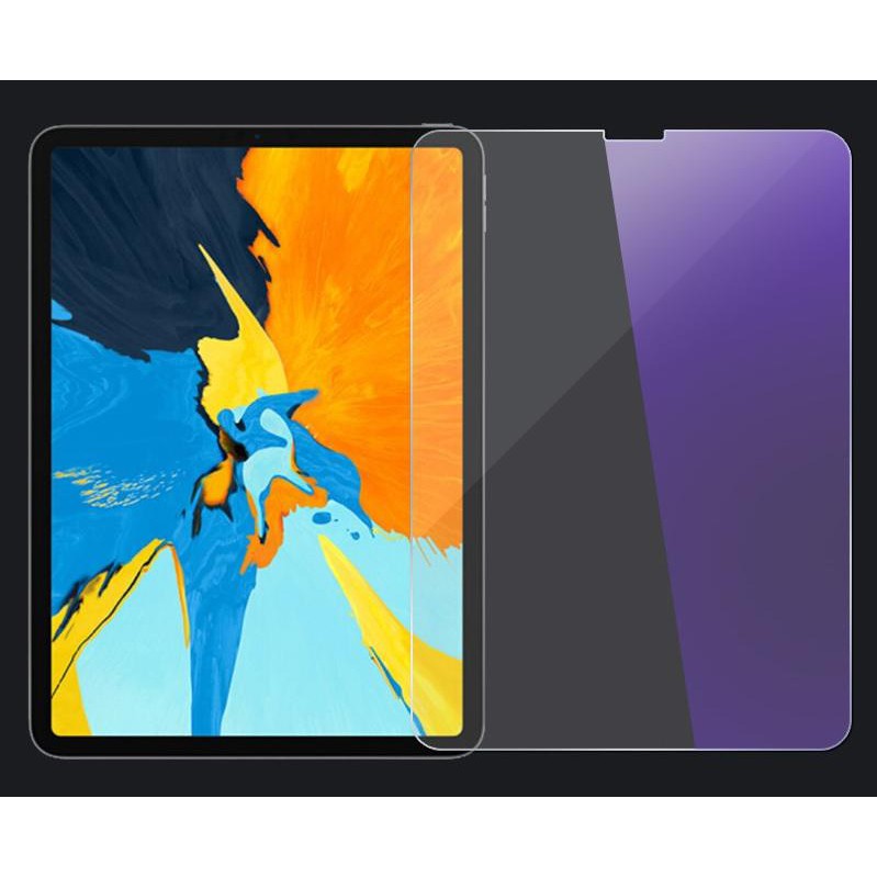 【滿版抗紫藍光】適用 蘋果 iPad Pro 12.9 吋 2017 2021 弧邊 藍光 鋼化玻璃貼 螢幕保護貼