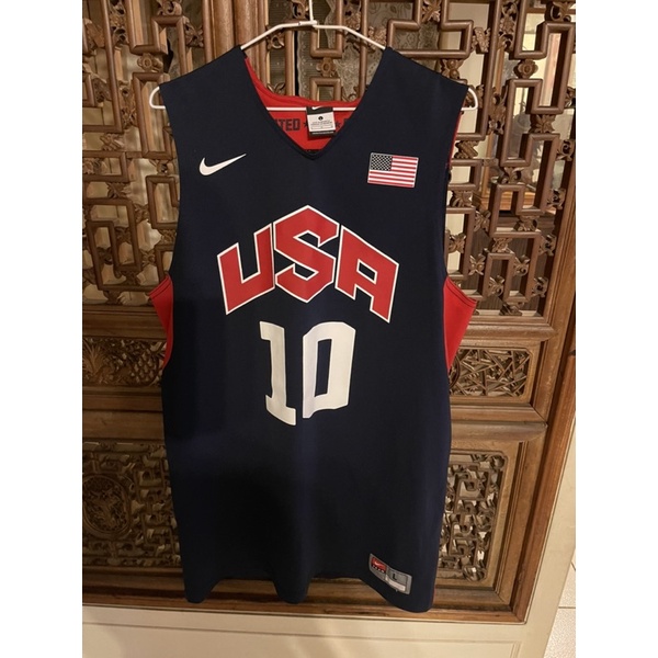 Nike 奧運 美國隊 夢幻隊 夢十隊 Kobe Bryant 燙印 球衣 稀有L號 只有一件