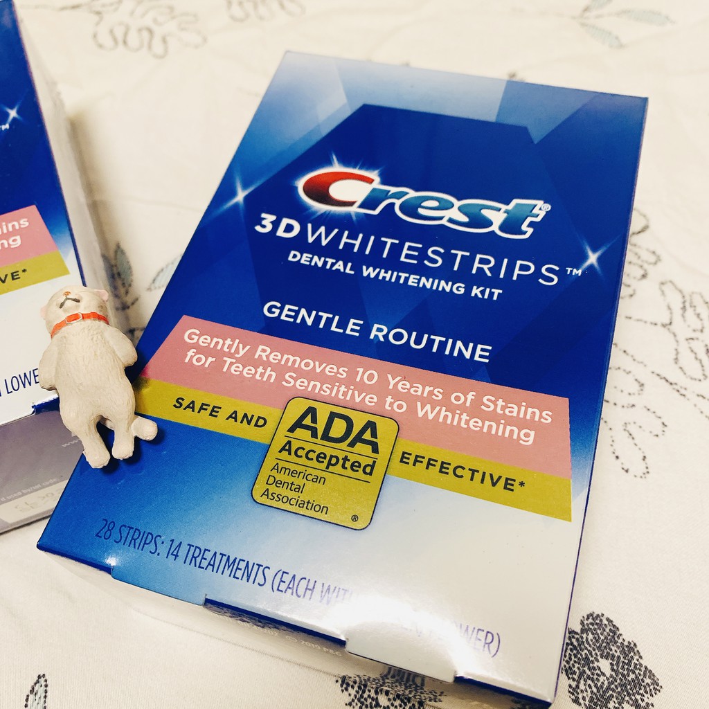 Crest 3DWhite 牙齒貼片 美白牙貼 牙齒美白 (28片) 溫和型  專業強效 美國 好市多代購