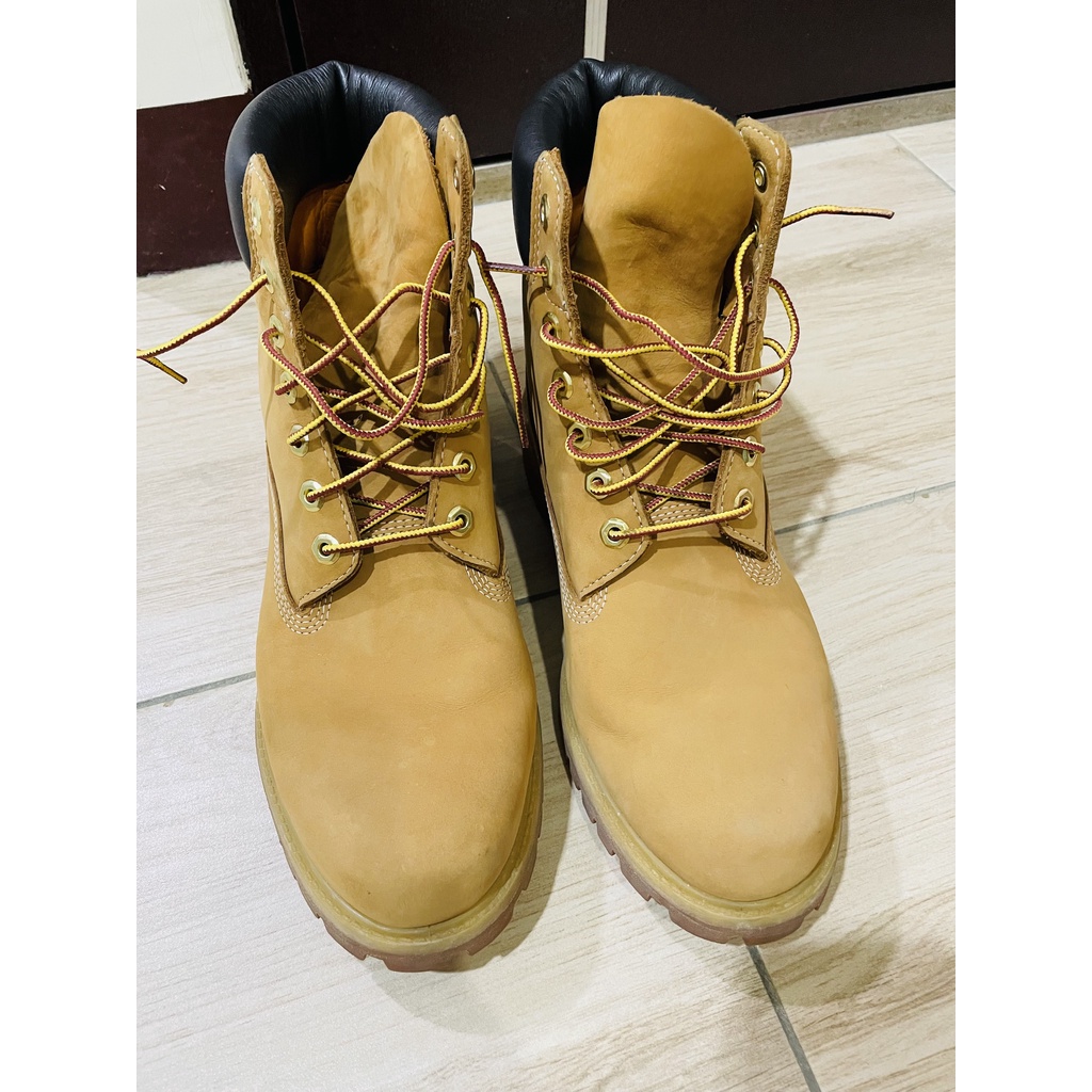 Timberland 男款 小麥黃經典防水6吋靴 10061 8.5成新 11號（M）