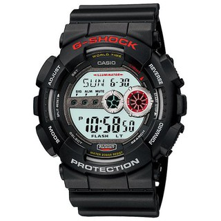 【CASIO】G-SHOCK 強悍菱格壓紋造型錶(GD-100-1A)正版宏崑公司貨