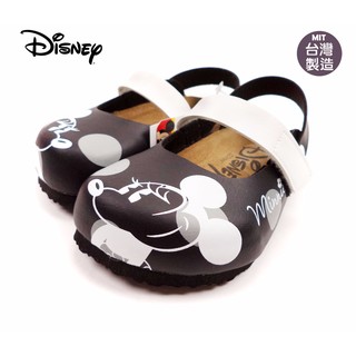 親子鞋/迪士尼Disney簡約黑白米老鼠護趾拖鞋.童拖鞋(464772)16-21號(464771)36-40號