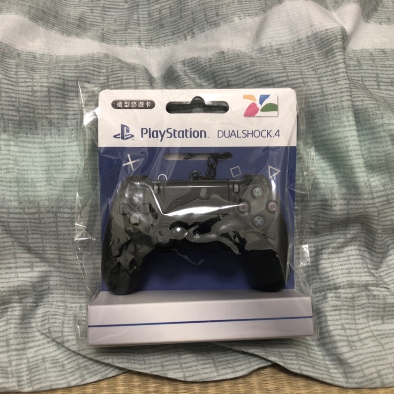 ⭕️SONY PS4 原廠無線控制器 D4 手把 造型悠遊卡 一卡通 感應會發光 鑰匙圈 極致黑 DUALSHOCK 4