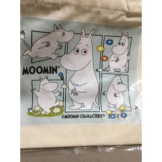 Moomin嚕嚕米帆布手提袋便當袋 旅行包 未使用
