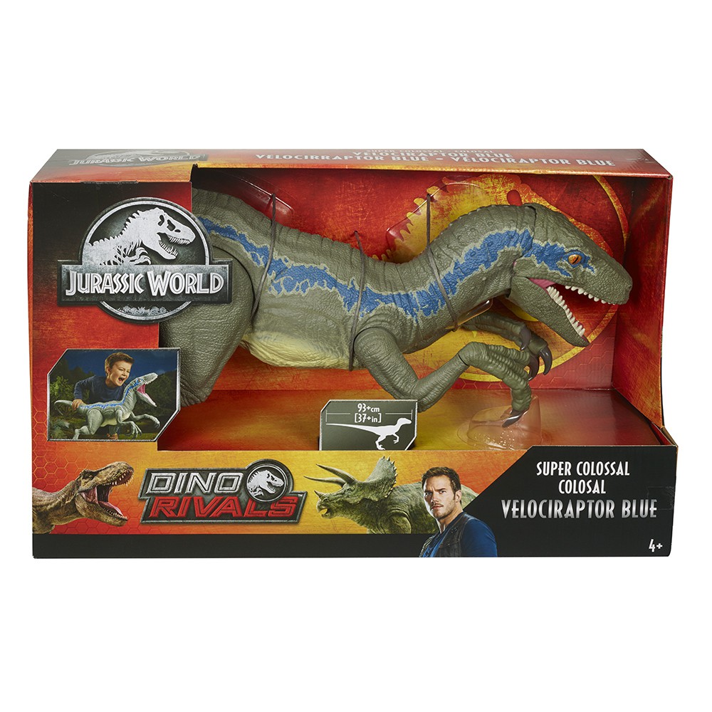 全家樂玩具 侏羅紀世界 -巨型迅猛龍小藍 Jurassic World 美泰兒 MATTEL 侏儸紀 恐龍