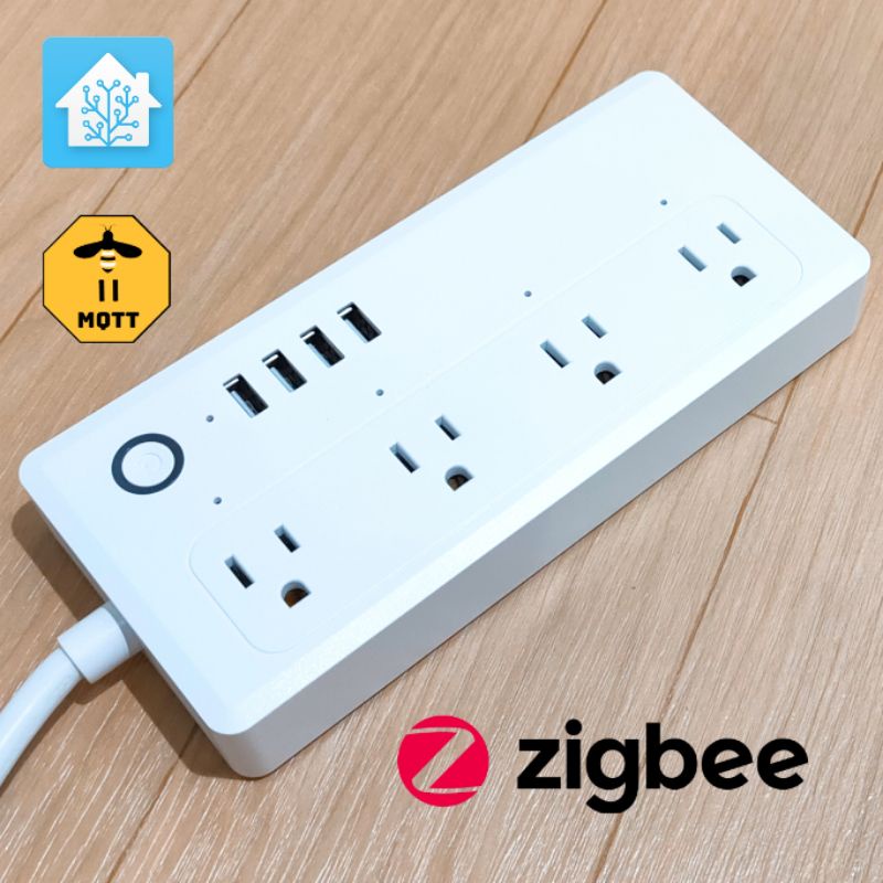 Zigbee延長線/排插 帶有zigbee延伸功能 專為zigbee2mqtt與homeassistant設計