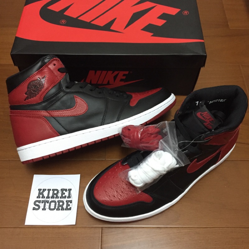 Nike Air Jordan 1 Retro OG 2016 Banned Bred 黑紅 禁賽 555088-001