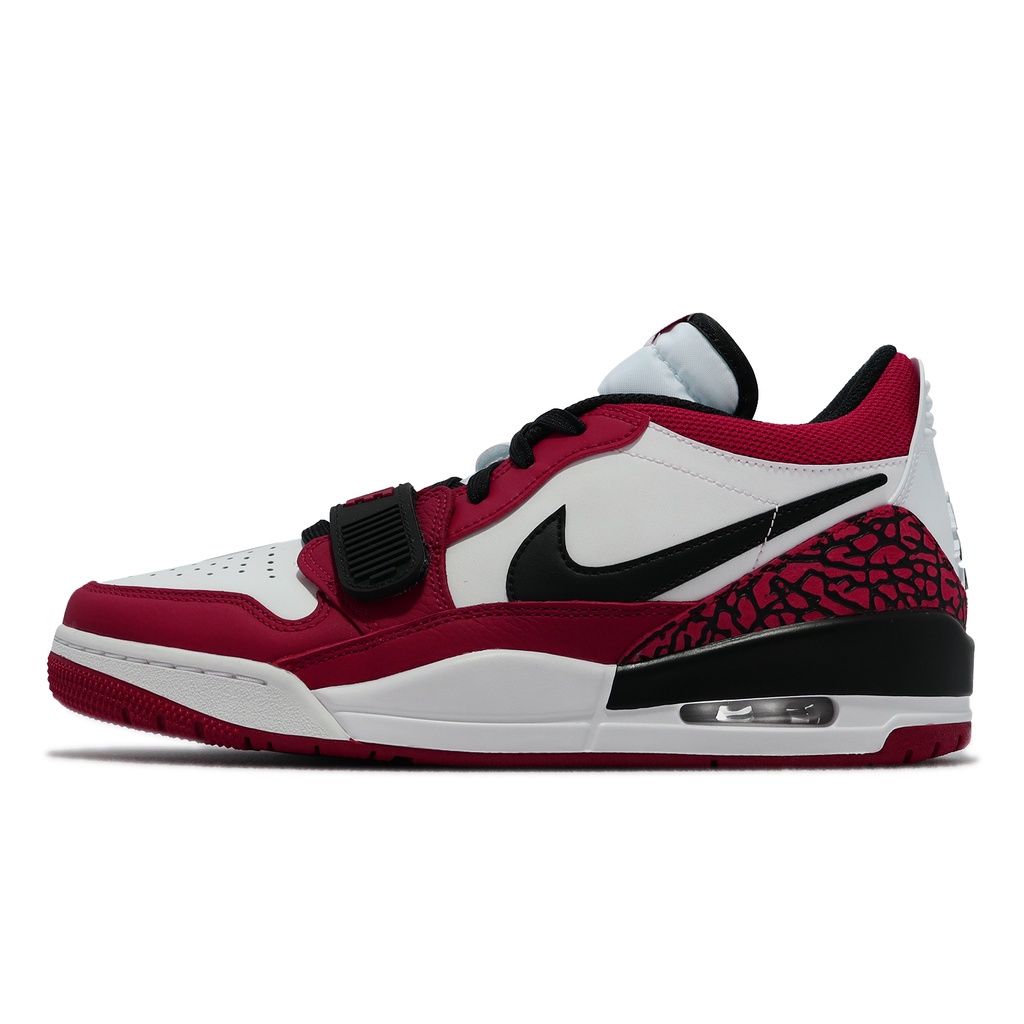 Nike Air Jordan Legacy 312 Low 紅 黑 氣墊 爆裂紋 男鞋【ACS】 CD7069-116