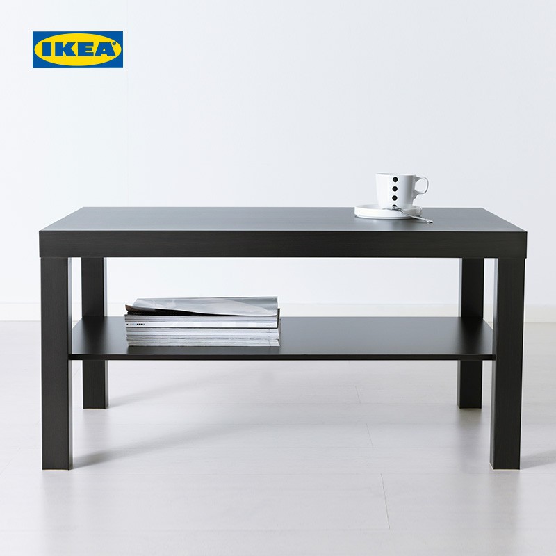 【台灣發貨】輕奢家居 限時優惠IKEA宜家LACK拉克茶幾現代簡約雙層小戶型客廳茶桌茶幾桌家用桌子