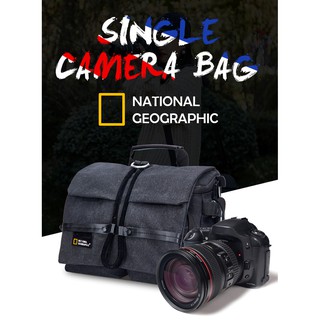 國家地理單眼相機包 帆布包 攝影包 單肩包 相機包 復古 側背包 一機兩鏡 Nikon Canon Sony a73