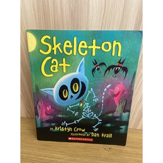 古繪本 Skeleton Cat 骷髏頭貓咪 英文繪本 故事書 童書